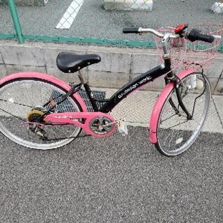 自転車　24インチ　シマノ６段変速