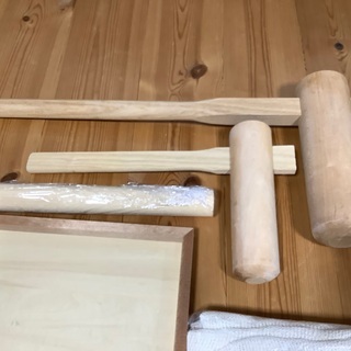 家庭用　ミニ餅つき道具セット中古品