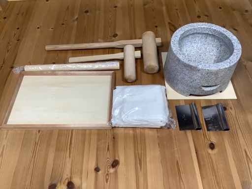 家庭用　ミニ餅つき道具セット中古品