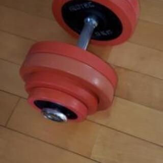 アイロテックダンベルセット　全部で90kg