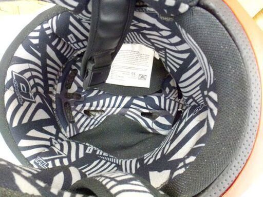 オニール オフロード ヘルメット フルフェイス ホワイト/レッド サイズ  