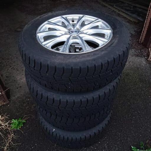 【売約済み】225/60 R17 冬用スタッドレスタイヤ 中古4本 ホイール付き