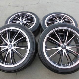 ロエベLOEWE バイカラーマフラーカシミア-トラフィックスター　１８インチ　プリウスアルファ、ＳＡＩ、ジューク