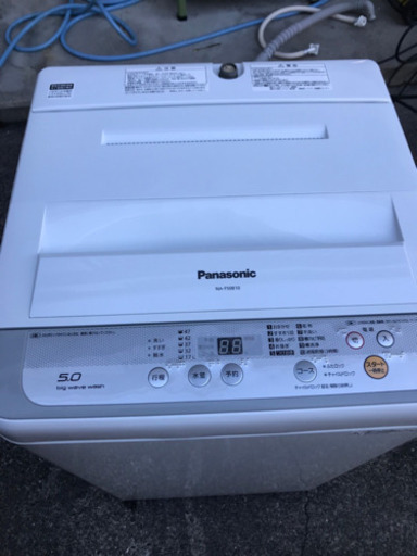 【美品】Panasonic パナソニック 5.0kg 全自動洗濯機  NA-F50B10 2017