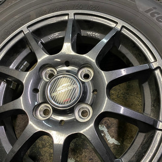 145/80R13 極上スタッドレスタイヤ+ホイール4本セット・軽四用の通販は 