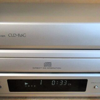 パイオニア両面LDプレーヤーCLD-R6G PIONEER 両面再生CD／LDプレイヤー CLD-R6G 【中古整備品