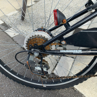 ハマーの24インチ自転車