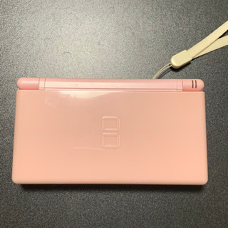 【ネット決済・配送可】任天堂DSライト本体　ピンク　箱　充電器付き