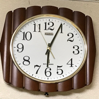 シチズン木調壁掛け時計
