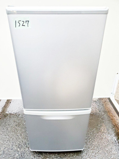 1527番 Panasonic✨ノンフロン冷凍冷蔵庫✨NR-B142W-S‼️