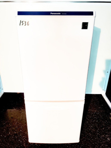 1536番 Panasonic✨ノンフロン冷凍冷蔵庫✨NR-B145E9-KB‼️