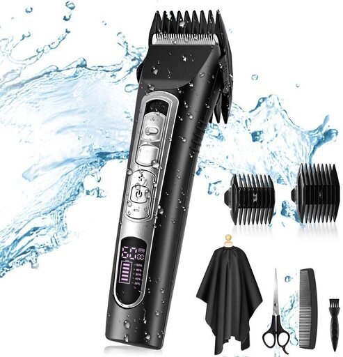 電動バリカン 2020年新発売 ヘアーカッター 3段階調節 USB充電式 ヘアクリッパー コードレス IPX7防水