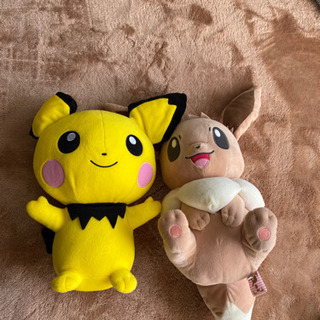 ピチューイーブイぬいぐるみ Haru 松山の子供用品の中古あげます 譲ります ジモティーで不用品の処分