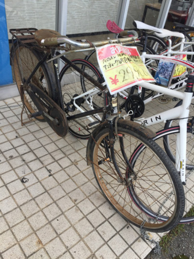11/24  【アンティーク調自転車】ブリジストン HOMER  懐かしの昔の新聞配達に使用されていた自転車✨