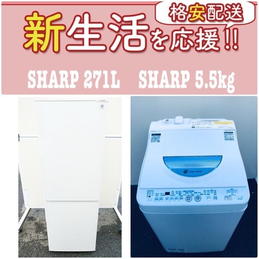 売り切れゴメン‍♂️✨早い者勝ち✨シャープの中型冷蔵庫/洗濯乾燥機の格安2点セット