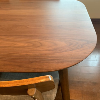 【値下げ】ニトリ・ミッドブラウンダイニングセット（椅子4脚）