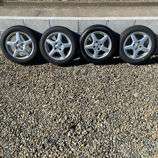スタッドレスタイヤ&ホイール 4本セット 155/65R14 軽自動車全般 美品