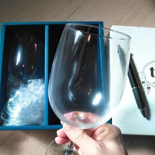【ネット決済】大きめワイングラス 新品