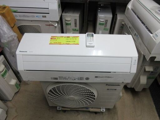 K02011　パナソニック　中古エアコン　主に6畳用　冷2.2kw／暖2.2kw