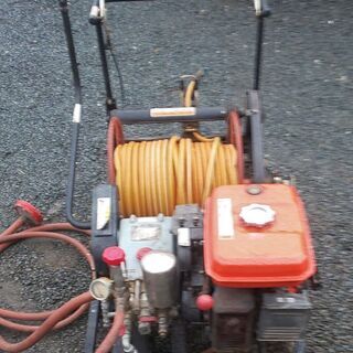 鹿児島発 クボタ 自走式巻き取りガソリンエンジン動噴 K-HS45S