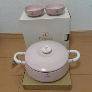 【未使用】ホーロー鍋と小鉢４個セット