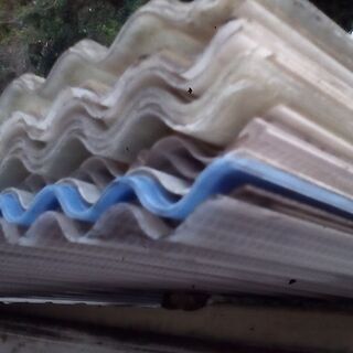 未使用屋根壁用エスロン並板長期倉庫保管物4種類133枚