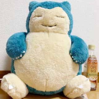 飼い主決まりました 新品 ふわふわカビゴンbigぬいぐるみ大きいぬいぐるみポケモン りん 石岡のおもちゃの中古あげます 譲ります ジモティーで不用品の処分