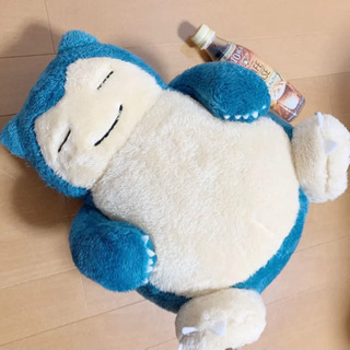 飼い主決まりました 新品 ふわふわカビゴンbigぬいぐるみ大きいぬいぐるみポケモン りん 石岡のおもちゃの中古あげます 譲ります ジモティーで不用品の処分