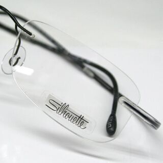 展示未使用品 シルエット メガネフレーム 7498 52 6057 51□19 ↑ 150