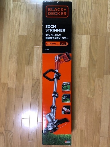 新品未使用 ブラック＆デッカー GLC36NJP  36Vナイロントリマー 替えナイロンスプール付 草刈 新品未使用 ブラック＆デッカー GLC36NJP 36Vナイロントリマー 替え