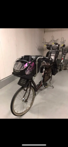 非電動 3人乗り自転車 ブリジストン アンジェリーノ ※カゴ付き