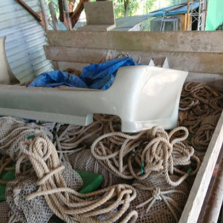 ハイエース 100系 リアバンパー、サイドスカート