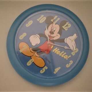 【値下げしました】ディズニー　掛け時計　ミッキーマウス　　未使用