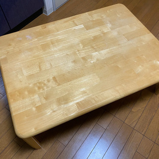 ニトリ　折り畳み式木製ちゃぶ台