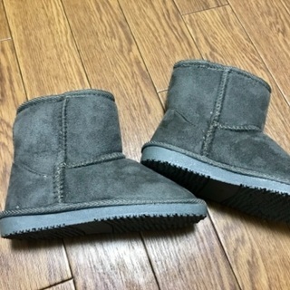 【新品】17cm ブーツ グレー