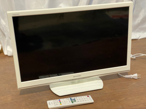 SHARP 液晶テレビ　AQUOS  LC-24K20 ホワイト