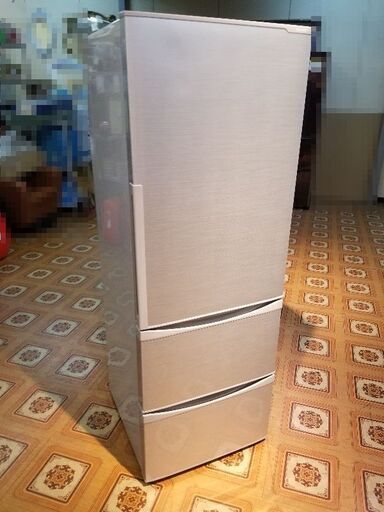 SHARP/シャープ 264L ノンフロン冷凍冷蔵庫 SJ-ES26Y-S 2014年製 冷凍室54L 冷蔵室210L 3ドア 右開き