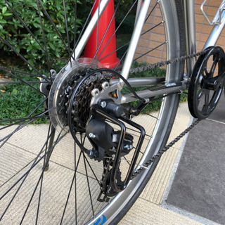 自転車　クロスバイク　7段　uber