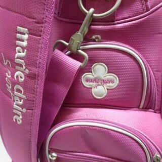 【価格相談可】美品。marie claire マリクレール ゴルフクラブ キャディバッグ 一式セット レディース ピンク