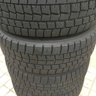 【2020年1月購入！DUNLOP ダンロップ　スタッドレスタイヤ+ホイール４本セット　WINTER MAXX205/60R16