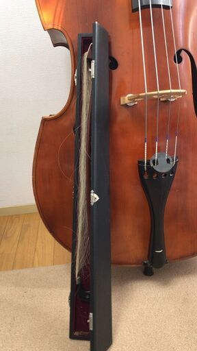 コントラバス用　中古　弓　毛替え必要