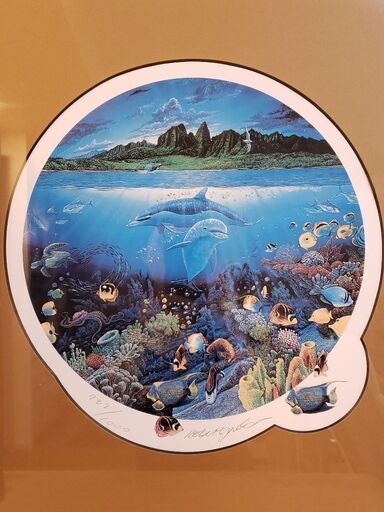 開店記念セール イルカ マリンアート ネルソン Anahola Off Discovery 版画 Taller Fdp Com