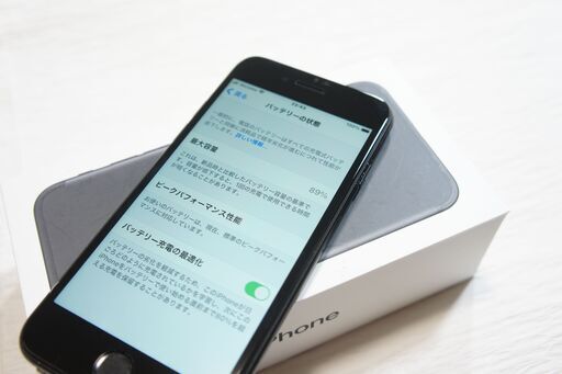 美品】iPhone7 SIMフリー ブラック 電池89% 【送料無料