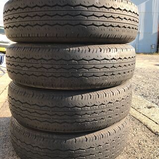 タイヤ、ホイール ☆ハイエースバンに使用ブリジストン／エコピア 