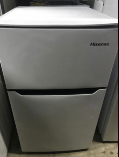 送料無料！2019年製　Hisense(ハイセンス)　HR-B95A 93L 2ドア冷凍冷蔵庫