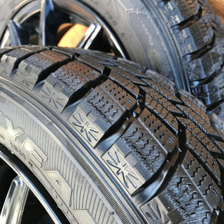 【取引予定者有】【1点補修あり】NBOX等 スタッドレスタイヤ ホイールセット 