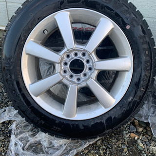215/60/16 スパイクタイヤ付きアルミホイール