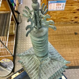 (12/25販売 森)鋳物 五重塔