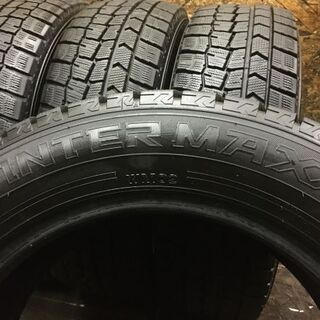 DUNLOP WINTER MAXX WM02 205/60R16 16インチ スタッドレス 4本 2016年製 バリ溝 ヴォクシー ステップワゴン等 (VTH315) クレジットカード QR決済可能 - 車のパーツ
