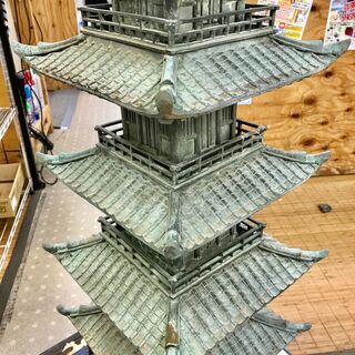 (12/25販売 森)鋳物 五重塔